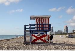 Photo Textures of Lifeguard Kiosk